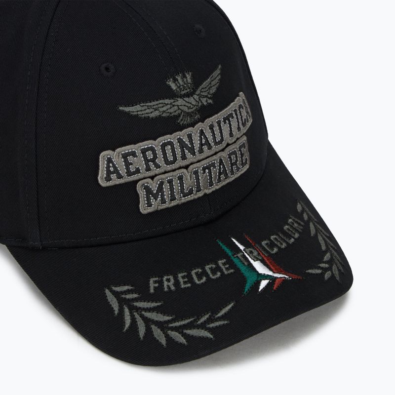 Cappello da baseball Aeronautica Militare da uomo 251HA1104CT2261 nero jet 3