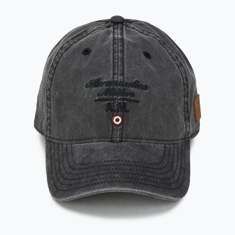 Cappello da baseball Aeronautica Militare da uomo 251HA1204CT2476 nero lavato 2