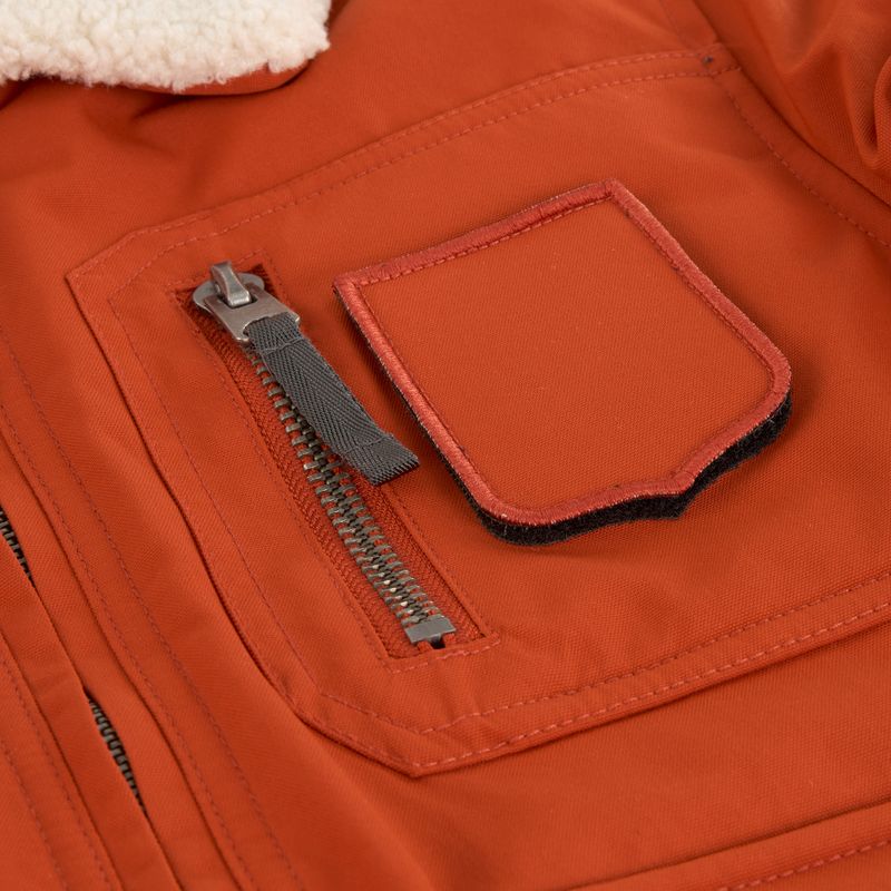 Giacca Aeronautica Militare da uomo 252AB3024UCT03151 Lth arancione 4