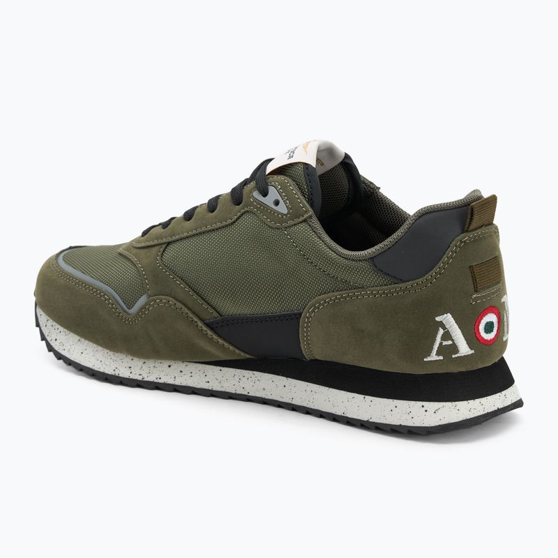 Scarpe da uomo Aeronautica Militare 252SC0288UCT03545 dark green 3