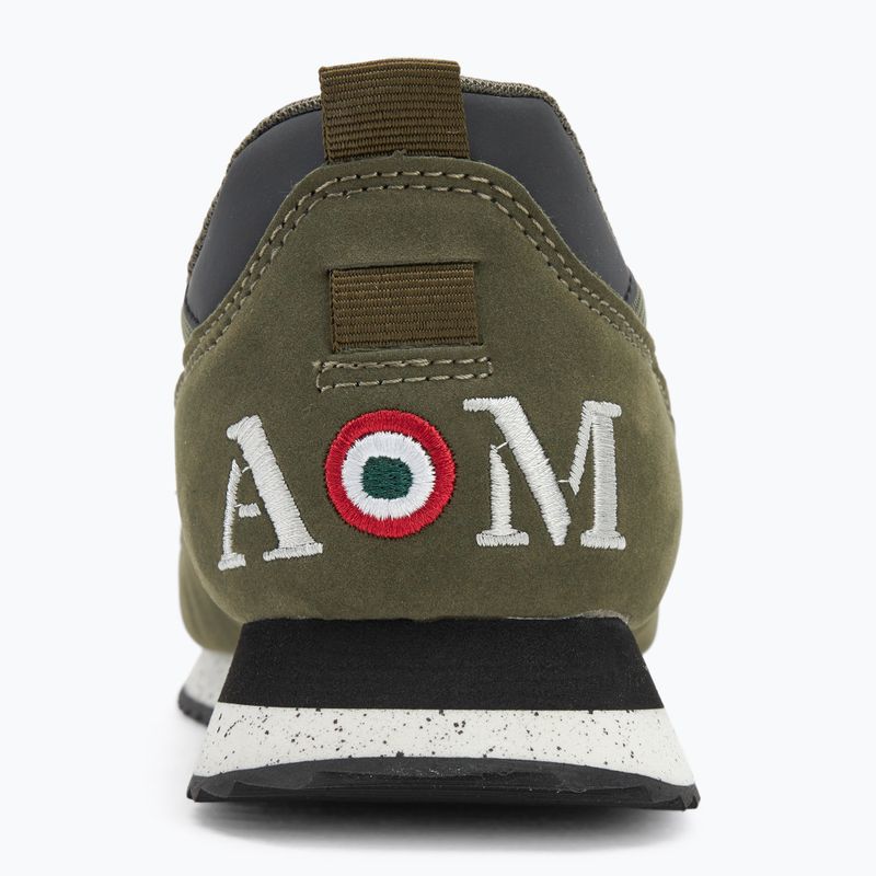 Scarpe da uomo Aeronautica Militare 252SC0288UCT03545 dark green 6