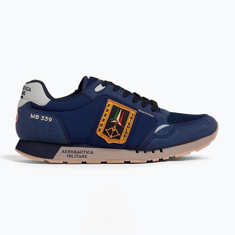 Scarpe da uomo Aeronautica Militare 252SC0292UCT03331 navy blue 8