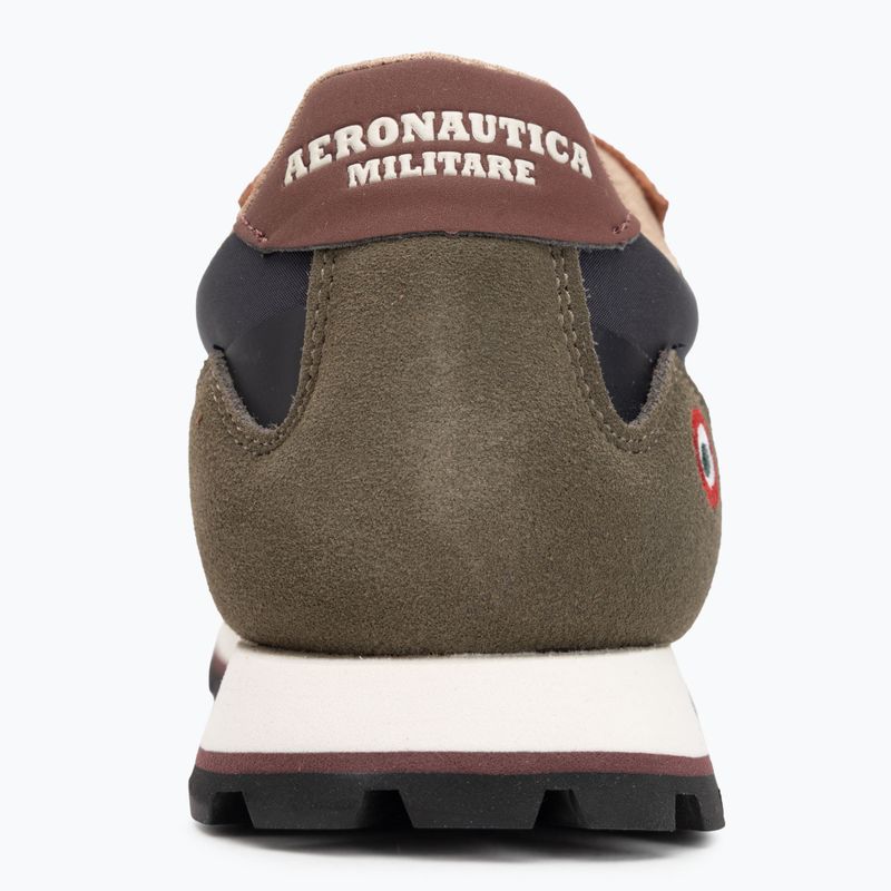 Scarpe da uomo Scarpe Aeronautica Militare 252SC0320UPL00313 navy blue/brown 6