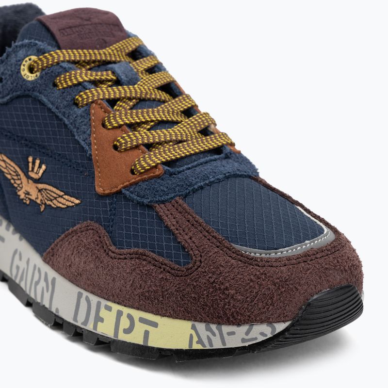 Scarpe da uomo Aeronautica Militare 252SC0276UCT03546 multicolor navy blue/burnt/burgundy 6