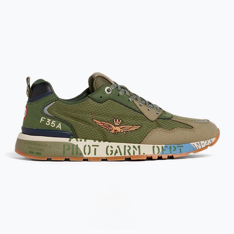 Scarpe uomo Aeronautica Militare 252SC0276UCT04249 military green 8