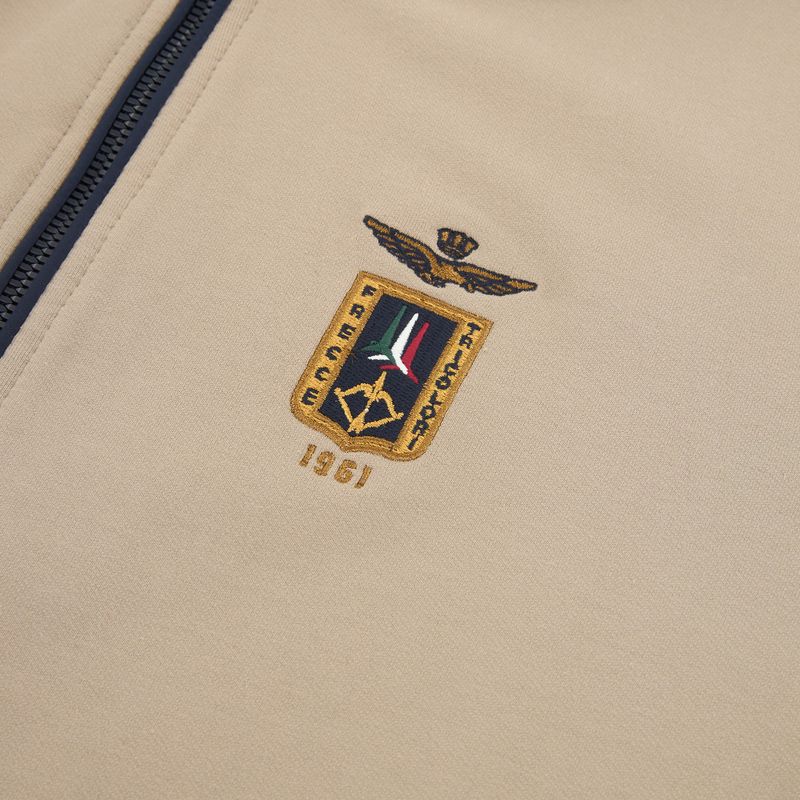 Felpa da uomo Aeronautica Militare FE2089UF00674 FZ winter twig 3