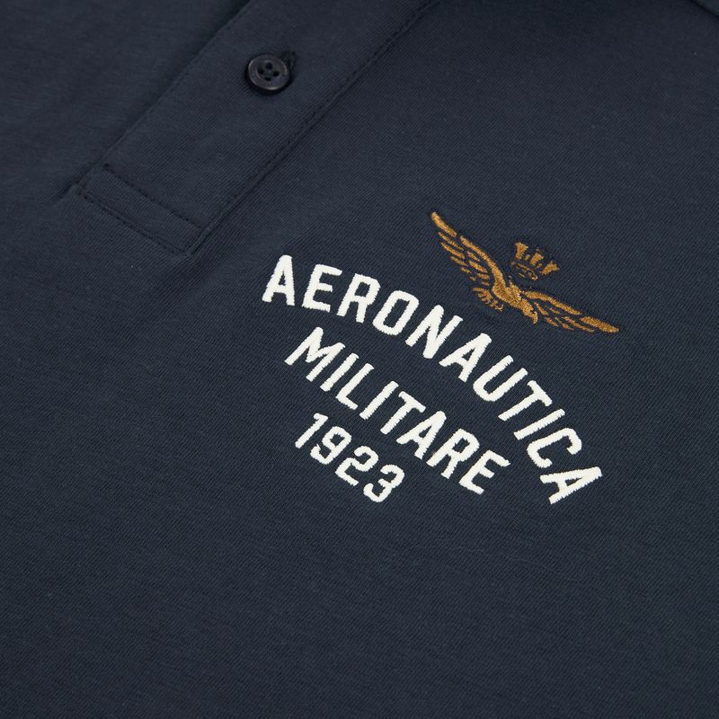 Maglietta Aeronautica Militare PO1926UJ00723 Navy blue polo 3