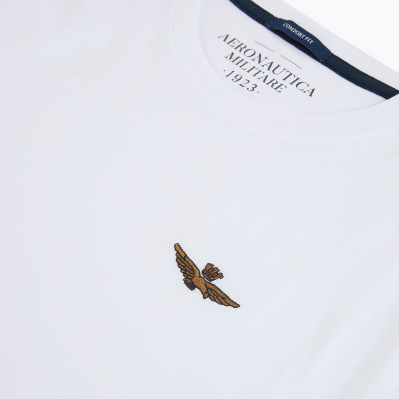 Maglietta da uomo Aeronautica Militare TS2535UJ00641 off white 3