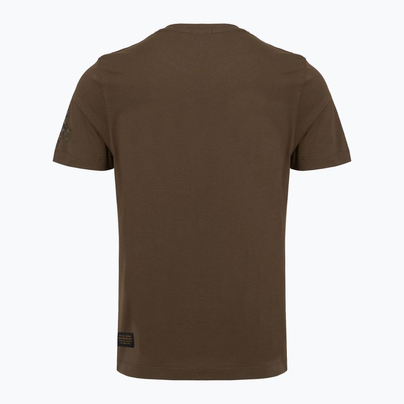 Maglietta da uomo Aeronautica Militare TS2535UJ00641 chestnut brown 2