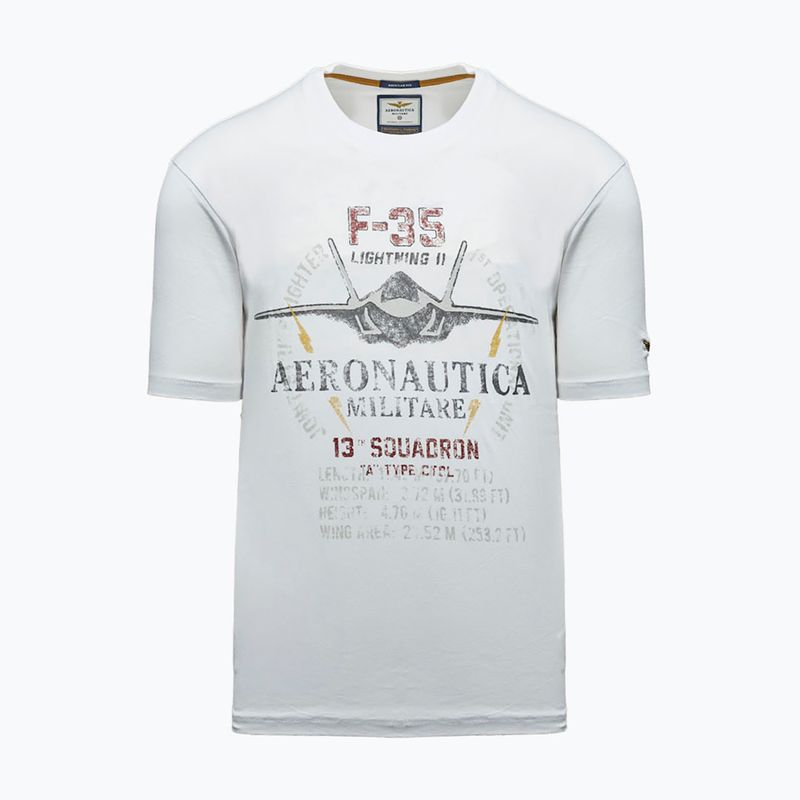 Maglietta da uomo Aeronautica Militare TS2536UJ00641 off white 6