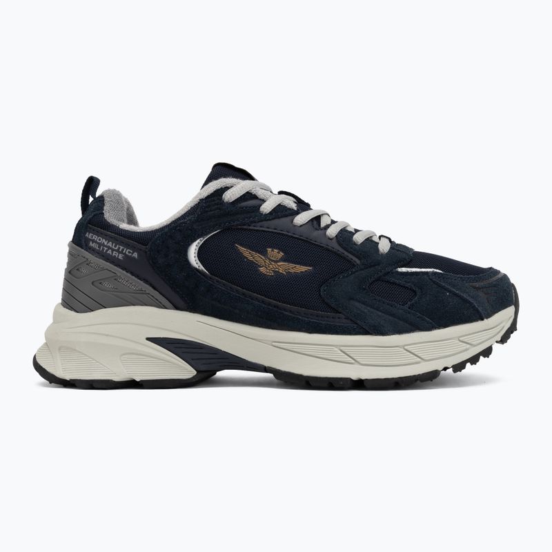 Scarpe da uomo Aeronautica Militare SC0301UCT03500 navy blue 2