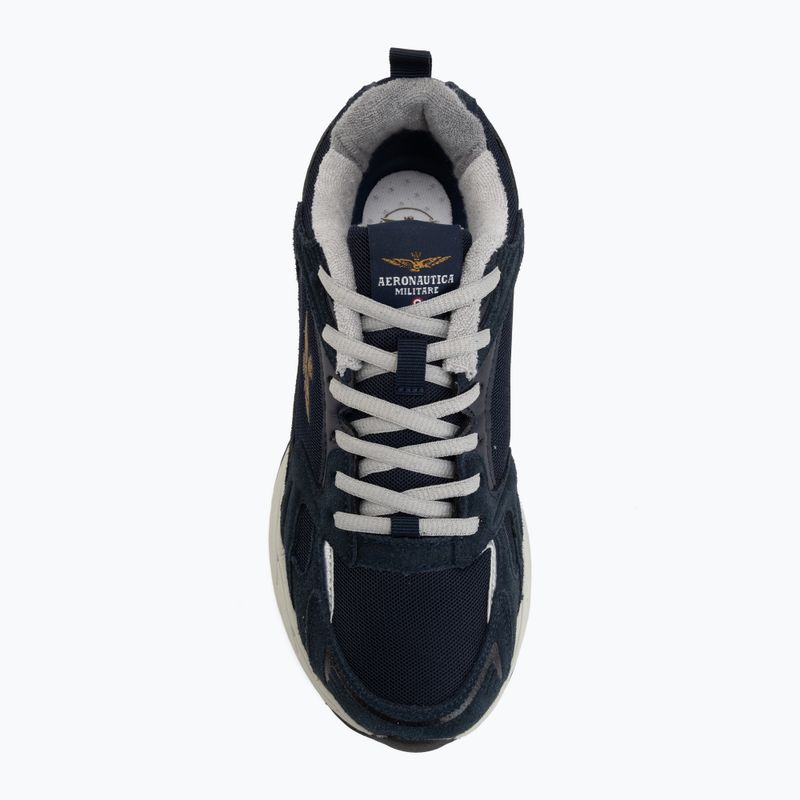 Scarpe da uomo Aeronautica Militare SC0301UCT03500 navy blue 5