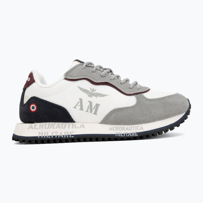Scarpe da uomo Aeronautica Militare SC0320UPL00313 off white/blu scuro 2