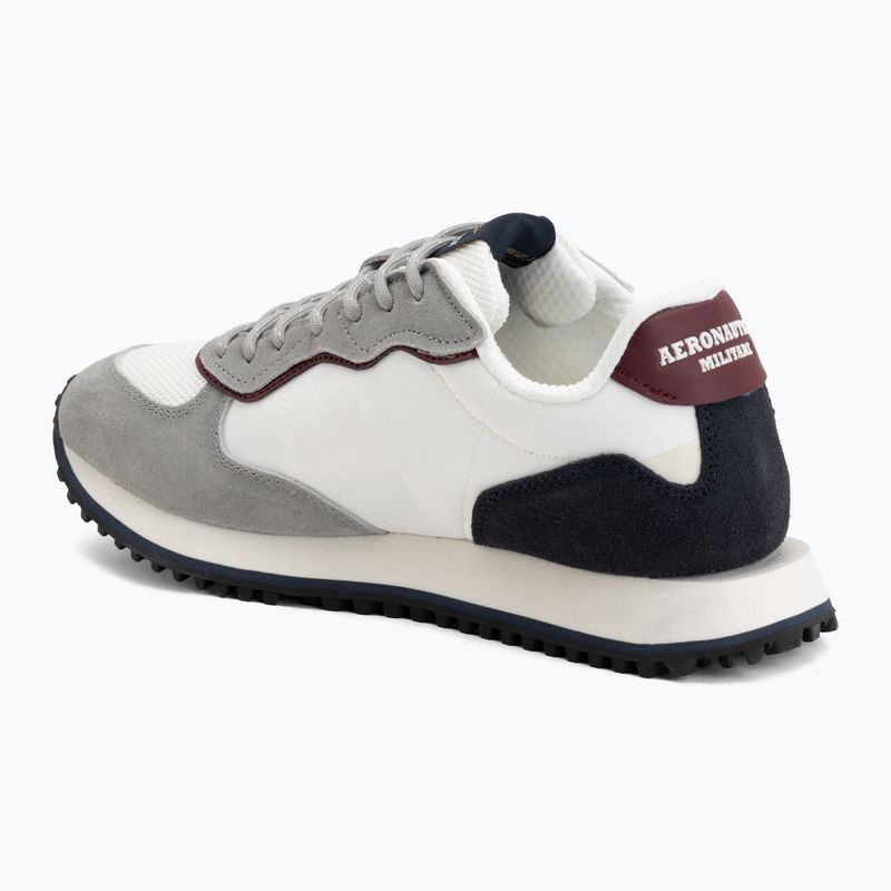 Scarpe da uomo Aeronautica Militare SC0320UPL00313 off white/blu scuro 3