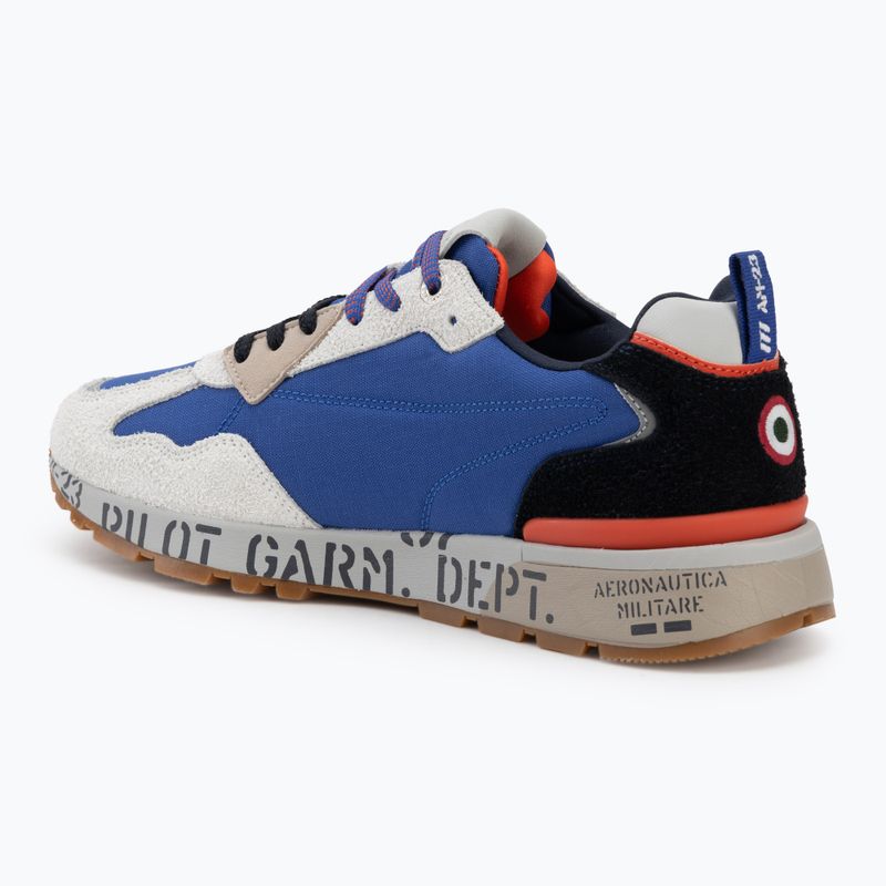 Scarpe da uomo Aeronautica Militare SC0276UCT03546 electric blue 3