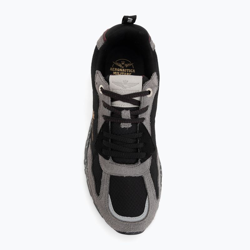 Scarpe da uomo Aeronautica Militare SC0276UCT03546 jet black 5