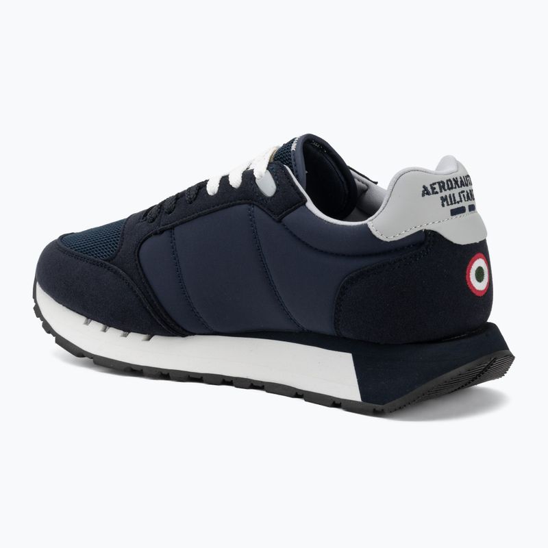 Scarpe da uomo Aeronautica Militare SC0292UCT03331 navy blue 3