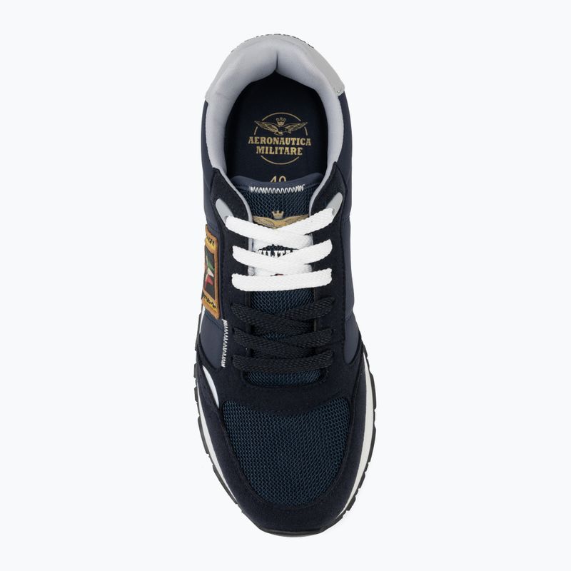 Scarpe da uomo Aeronautica Militare SC0292UCT03331 navy blue 5