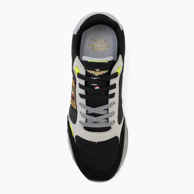Scarpe da uomo Aeronautica Militare SC0292UCT03331 jet black 5