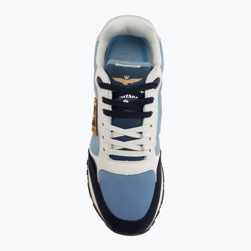 Scarpe da uomo Aeronautica Militare SC0292UCT03331 avio/blu navy 5