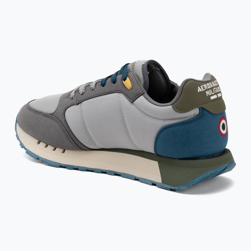 Scarpe da uomo Aeronautica Militare SC0292UCT03331 avio/grigio 3