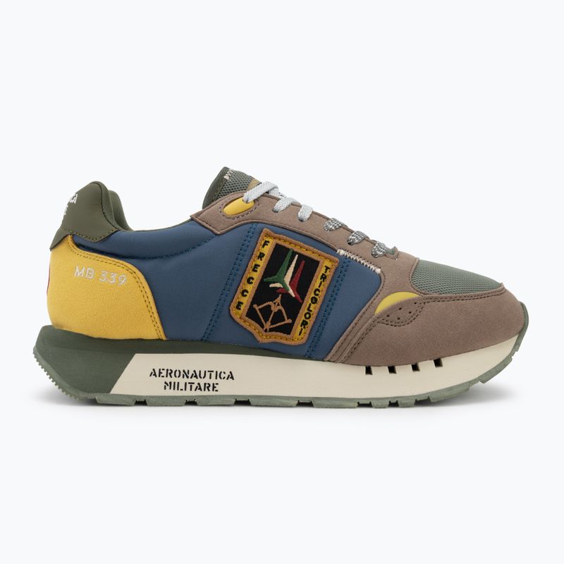 Scarpe da uomo Aeronautica Militare SC0292UCT03331 avio/camel/medium grey/sage 2