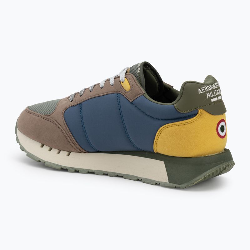 Scarpe da uomo Aeronautica Militare SC0292UCT03331 avio/camel/medium grey/sage 3