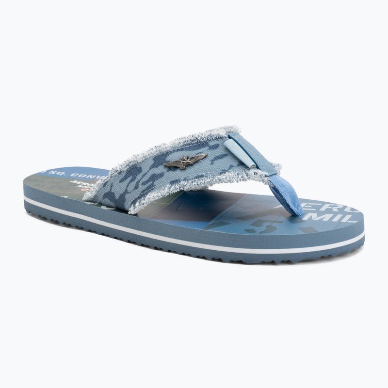Infradito da uomo Aeronautica Militare SC0310UCT03593 camouflage blue