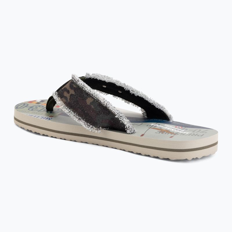 Infradito da uomo Aeronautica Militare SC0310UCT03593 green camouflage 3