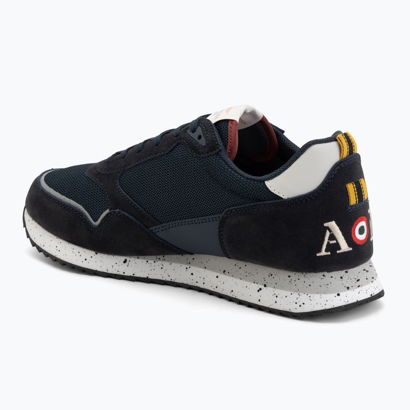 Scarpe da uomo Aeronautica Militare SC0288UCT03545 navy blue 3