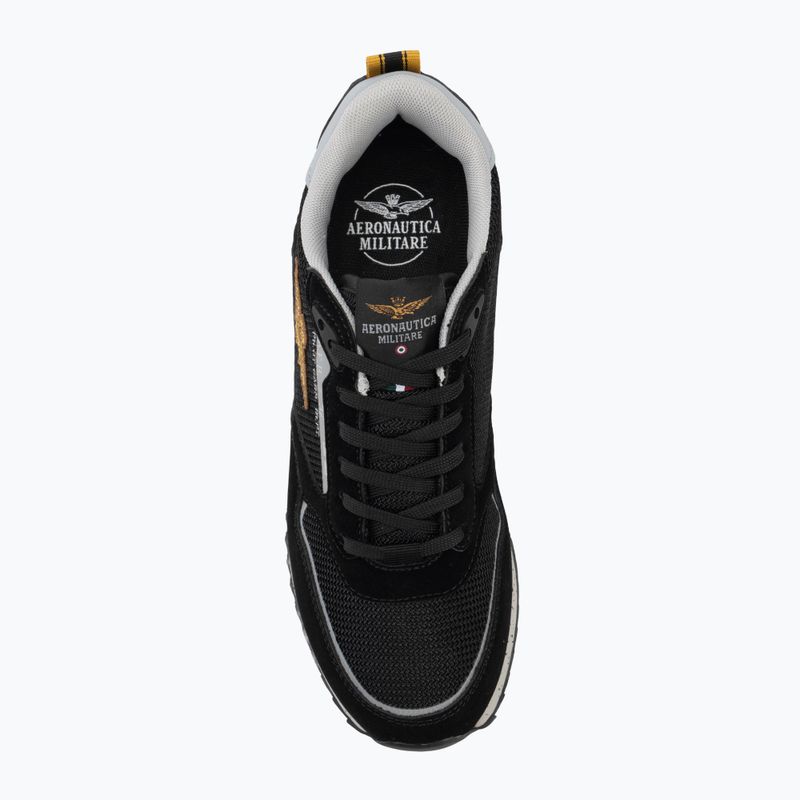 Scarpe da uomo Aeronautica Militare SC0288UCT03545 jet black 5
