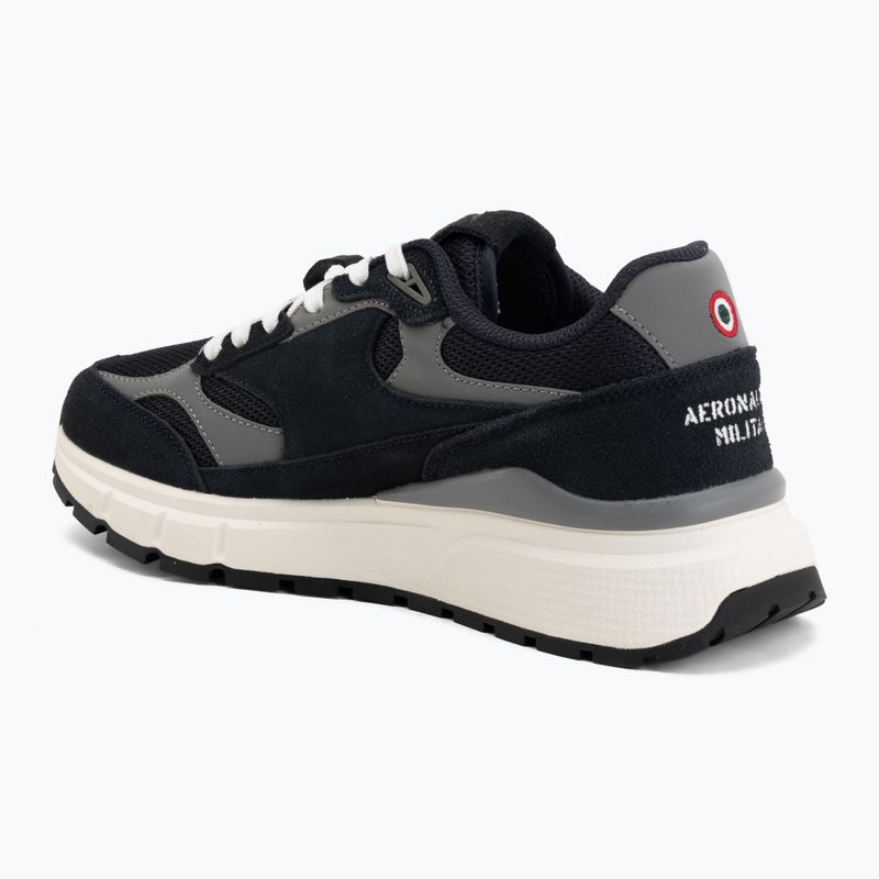 Scarpe da uomo Aeronautica Militare SC0318UCT04248 navy blue 3