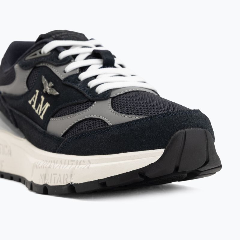 Scarpe da uomo Aeronautica Militare SC0318UCT04248 navy blue 7