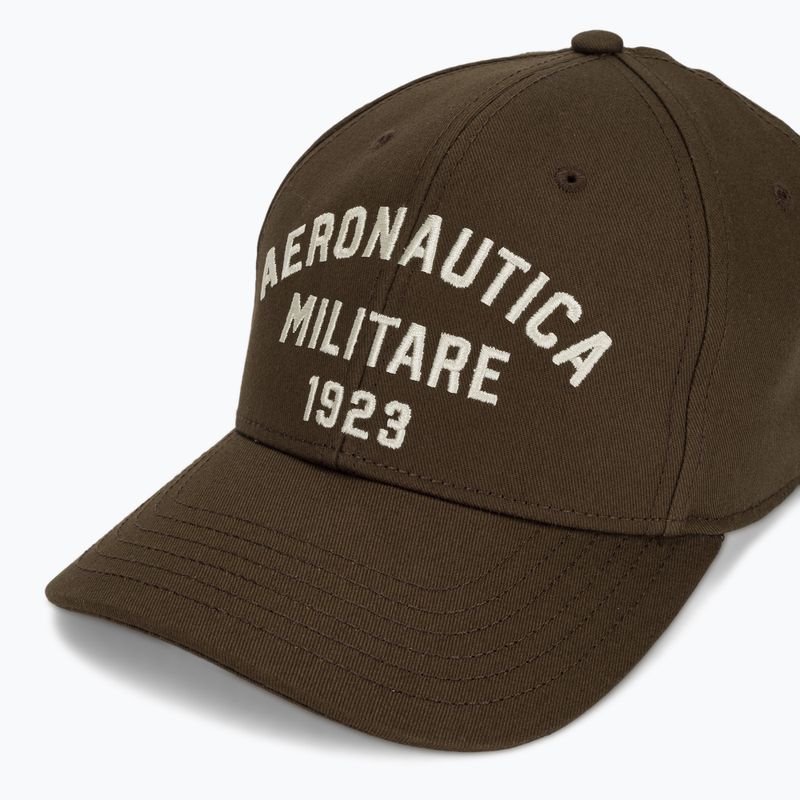 Cappellino da uomo Aeronautica Militare HA1104UCT02 chestnut brown 3