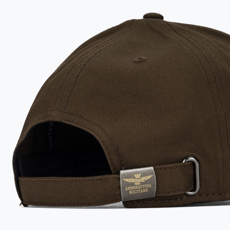 Cappellino da uomo Aeronautica Militare HA1104UCT02 chestnut brown 4