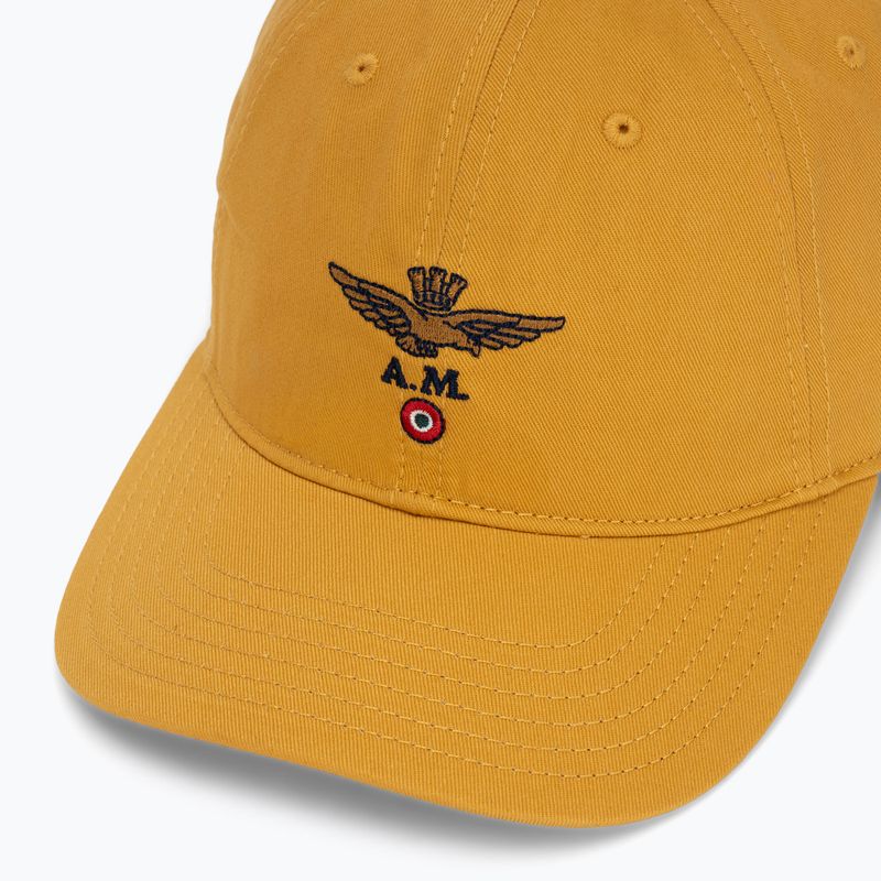 Cappellino da uomo Aeronautica Militare HA1104UCT02 mustard yellow 3