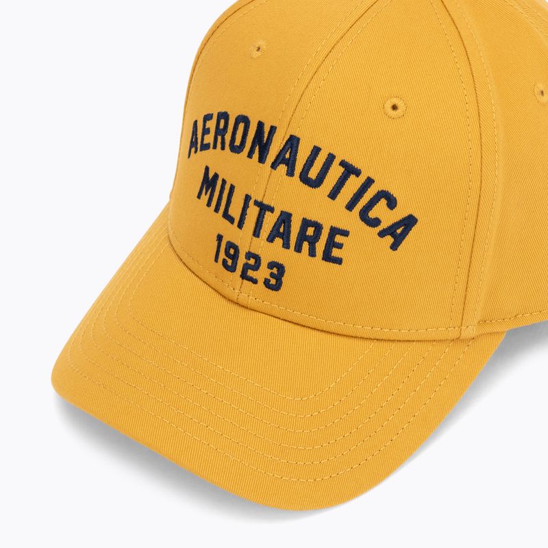 Cappellino da uomo Aeronautica Militare HA1104UCT02 mustard yellow 3