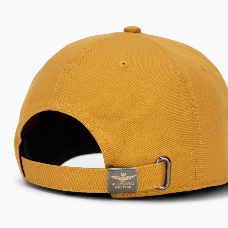 Cappellino da uomo Aeronautica Militare HA1104UCT02 mustard yellow 4