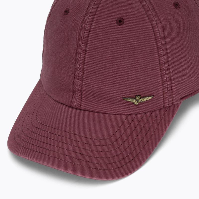 Cappellino da uomo Aeronautica Militare HA1244UCT02476 maroon 3