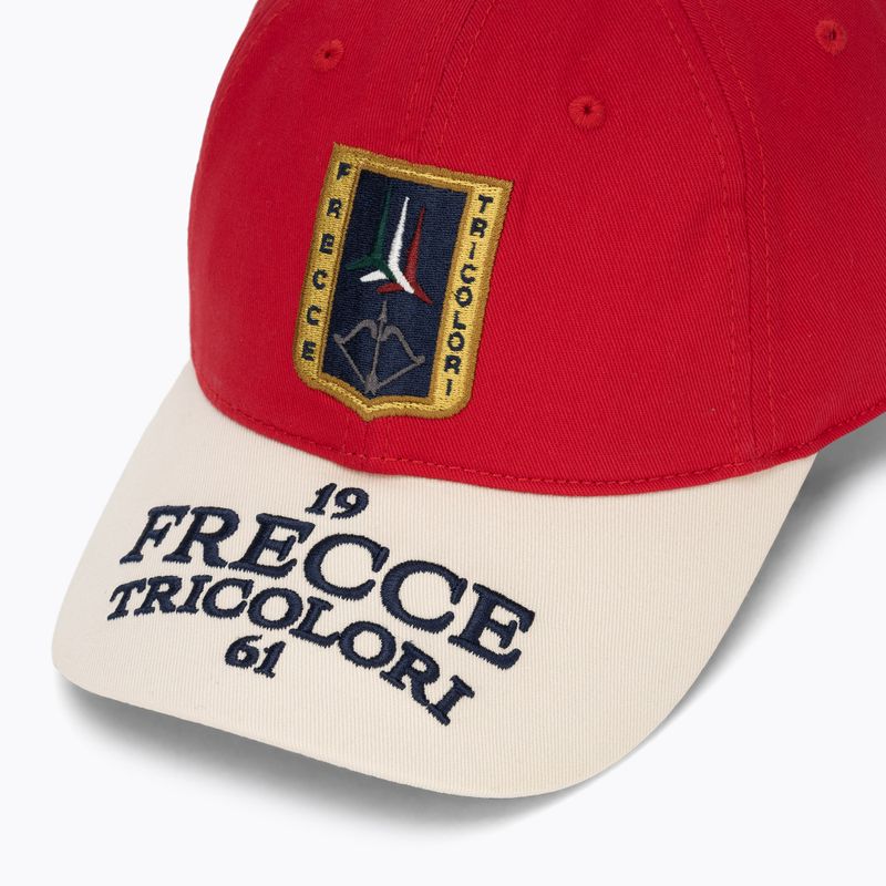 Cappellino da uomo Aeronautica Militare HA1246UCT02 tango red/cream white 3
