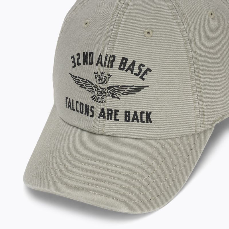 Cappellino da uomo Aeronautica Militare HA1252UCT02476 dried sage 3