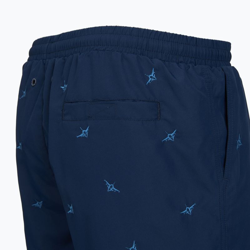 Costume da bagno corto da uomo Aeronautica Militare BW0232UCT04317 navy blue 4