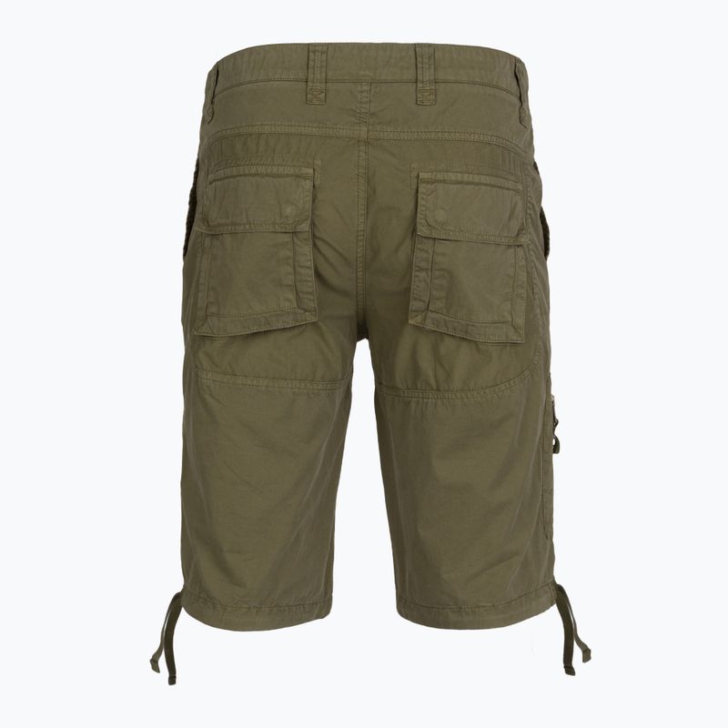 Pantaloncini da uomo Aeronautica Militare BE0041UCT01122 green 2