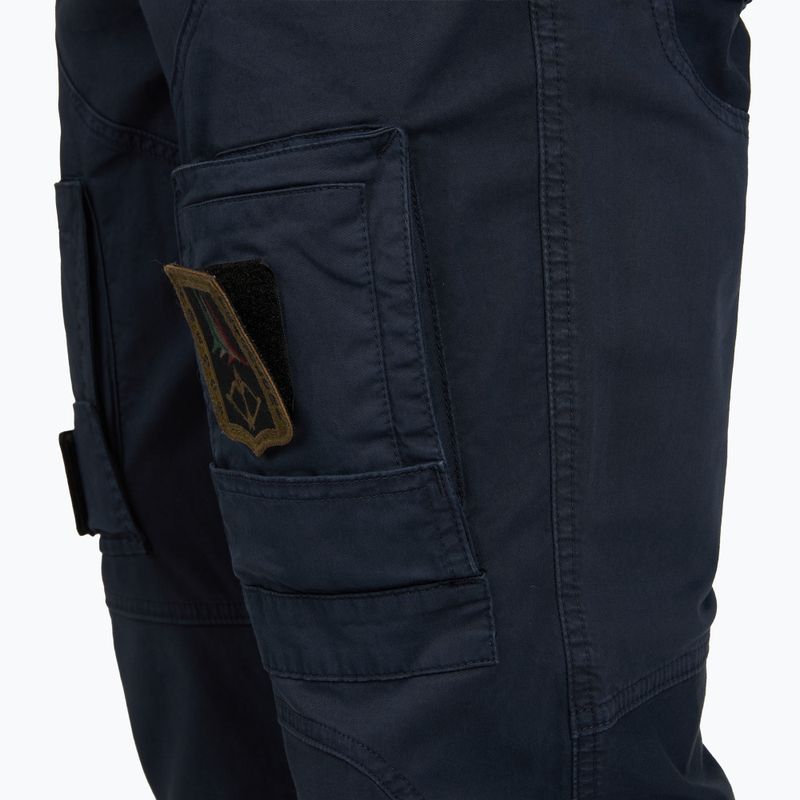Pantaloni da uomo Aeronautica Militare PA1387UCT01493 navy blue 3