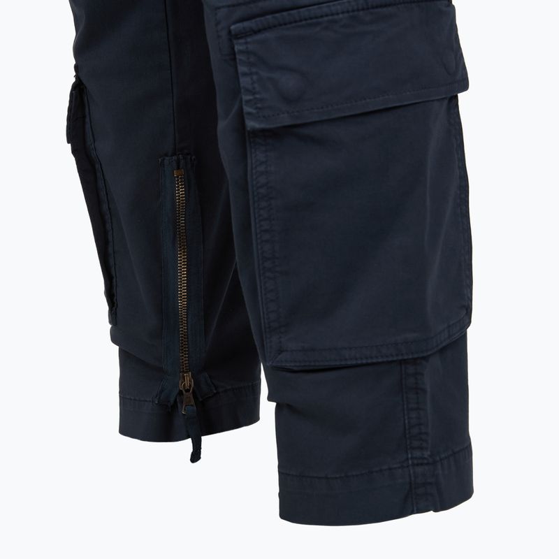 Pantaloni da uomo Aeronautica Militare PA1387UCT01493 navy blue 4