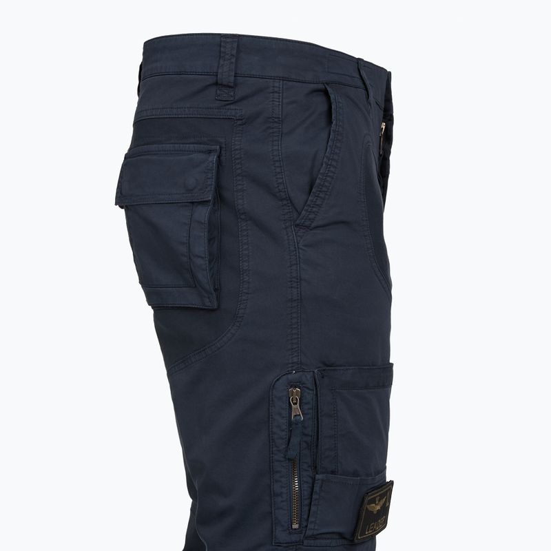 Pantaloni da uomo Aeronautica Militare PA1387UCT01493 navy blue 5