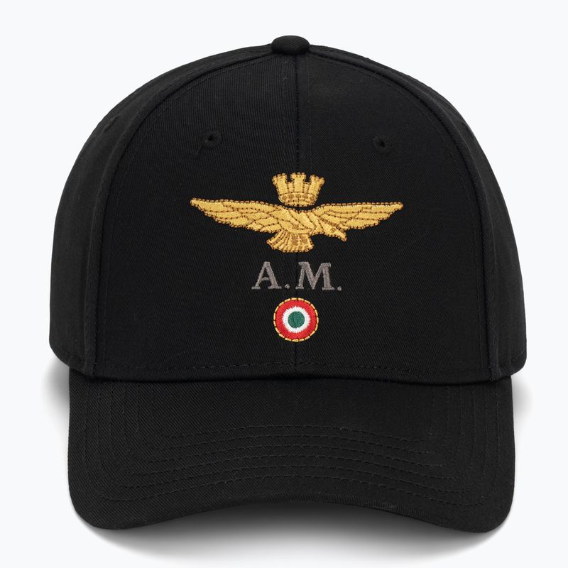 Cappellino da uomo Aeronautica Militare HA1100UCT02848 jet black 2
