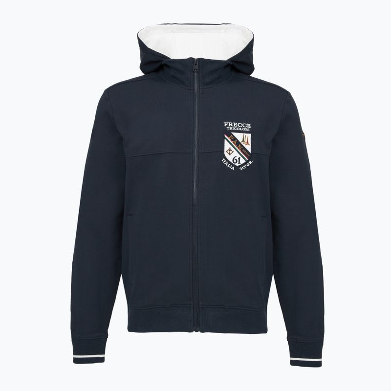 Felpa da uomo Aeronautica Militare FE2096UF00674 Hoodie navy blue