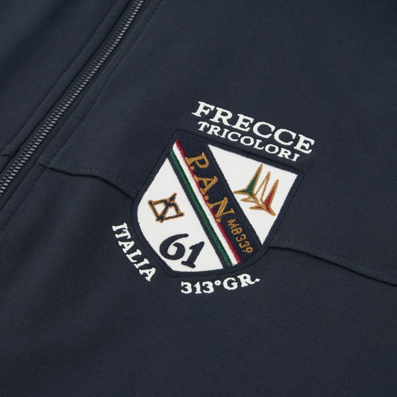 Felpa da uomo Aeronautica Militare FE2096UF00674 Hoodie navy blue 3