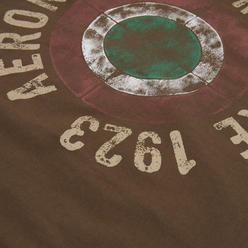 Maglietta da uomo Aeronautica Militare TS2538UJ00727 chestnut brown 3